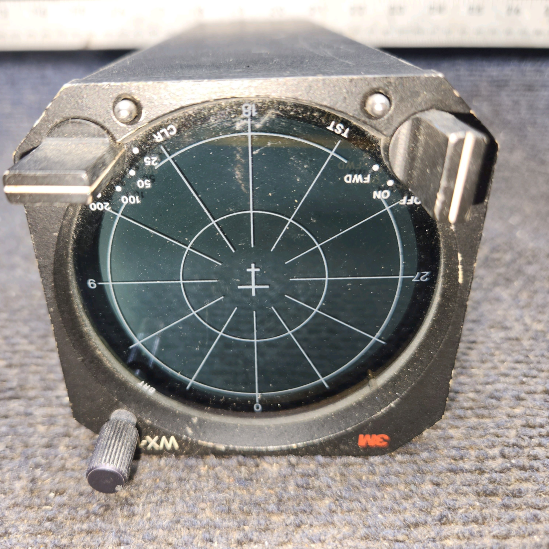 Used aircraft parts for sale, 78-8047-0984-4 3M WX-10A EM Piper PA28RT-201 Storm scope  Display