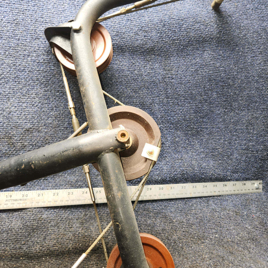 Used aircraft parts for sale, 0511782-16 Cessna 172F Weld Control “Y” Yoke