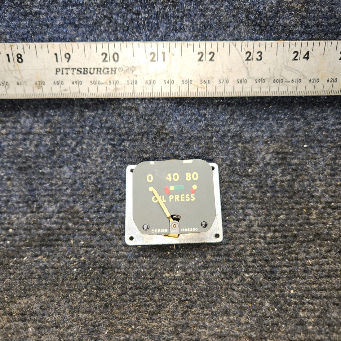 Used aircraft parts for sale, 1508199 Continental Oil Press Indicator