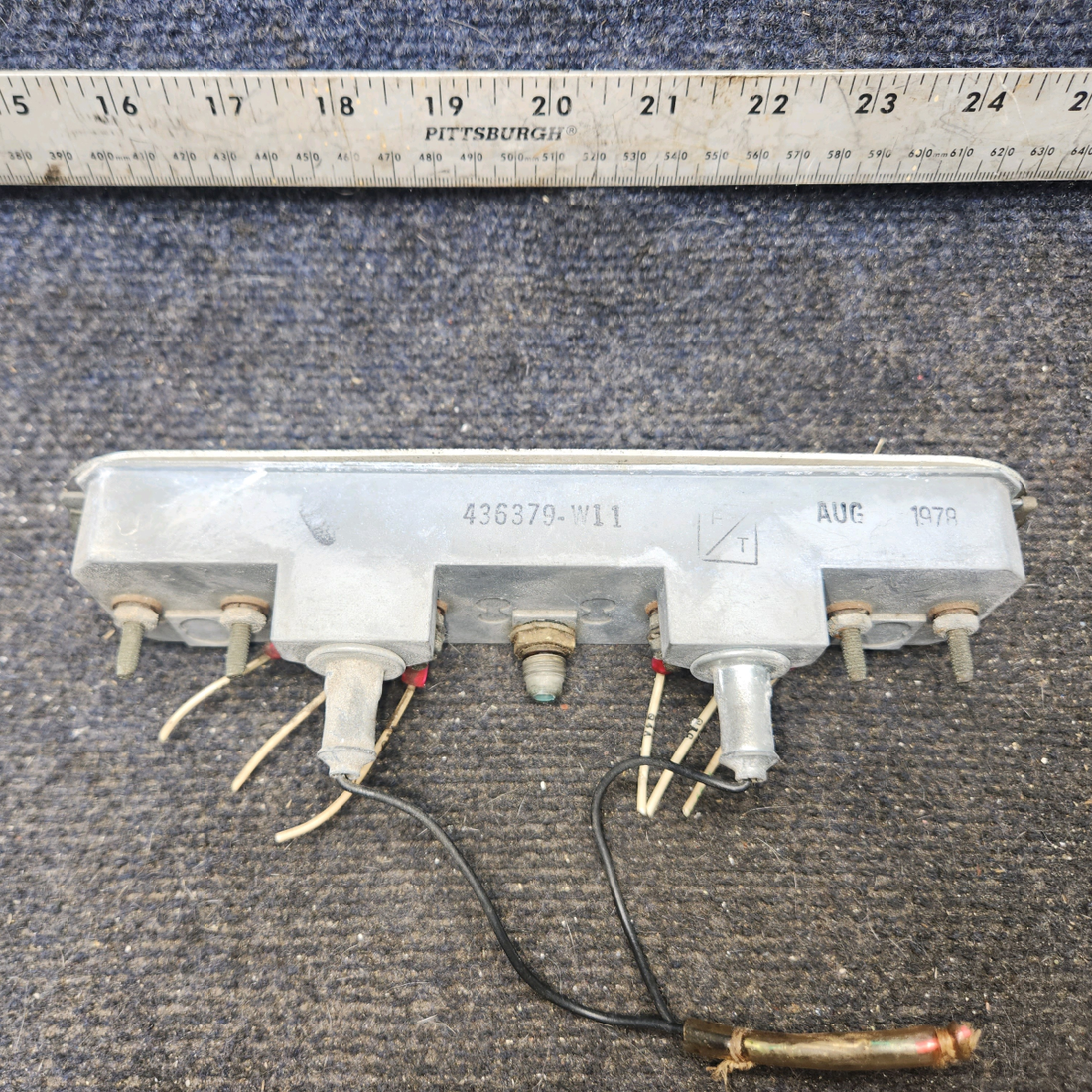 Used aircraft parts for sale, 95241-014 piper PA-28-181 Instrument Gauge Cluster Assembly - RH