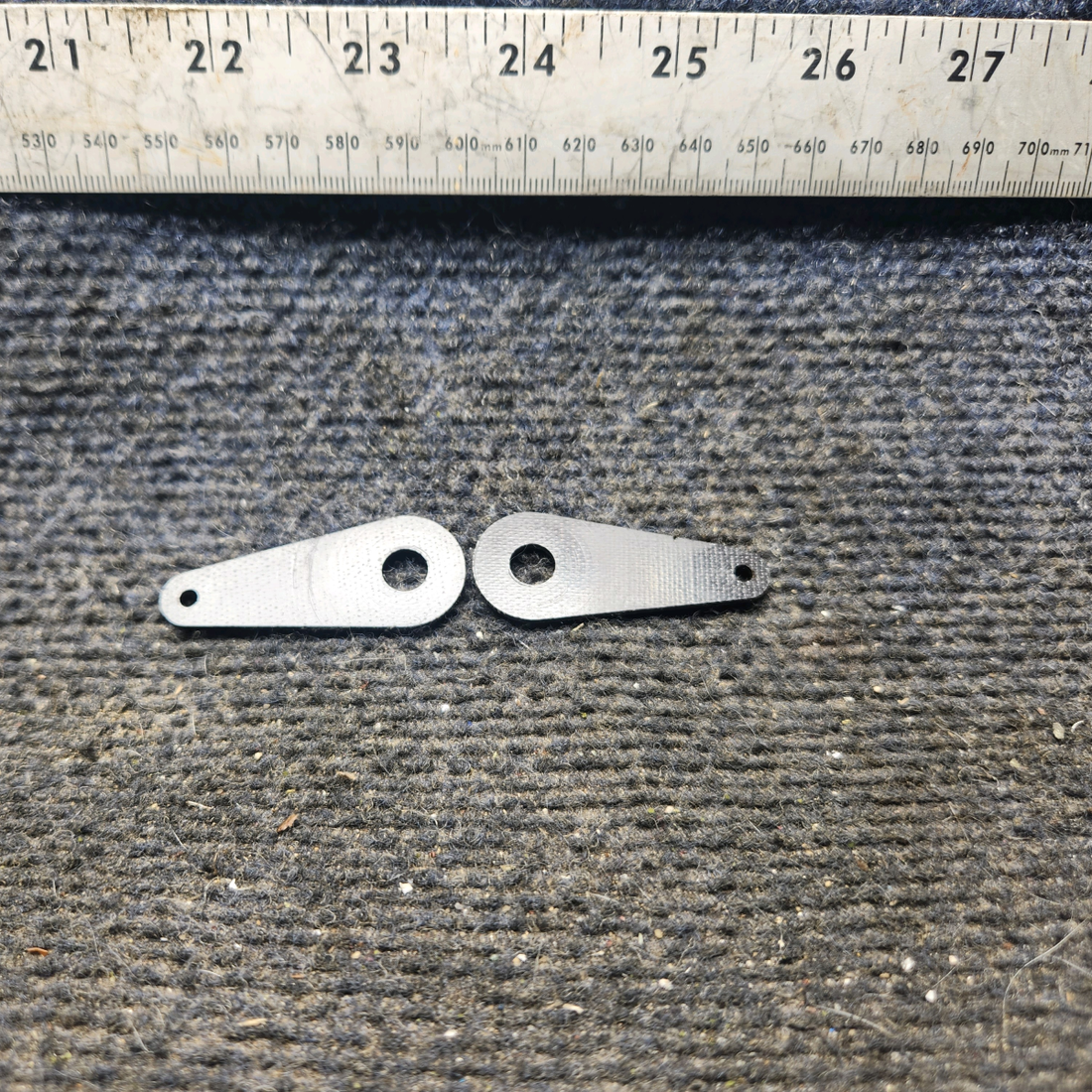 Used aircraft parts for sale, 67218-002 piper PA-28-181 Quadrant Friction Plate (0.062 Thick)