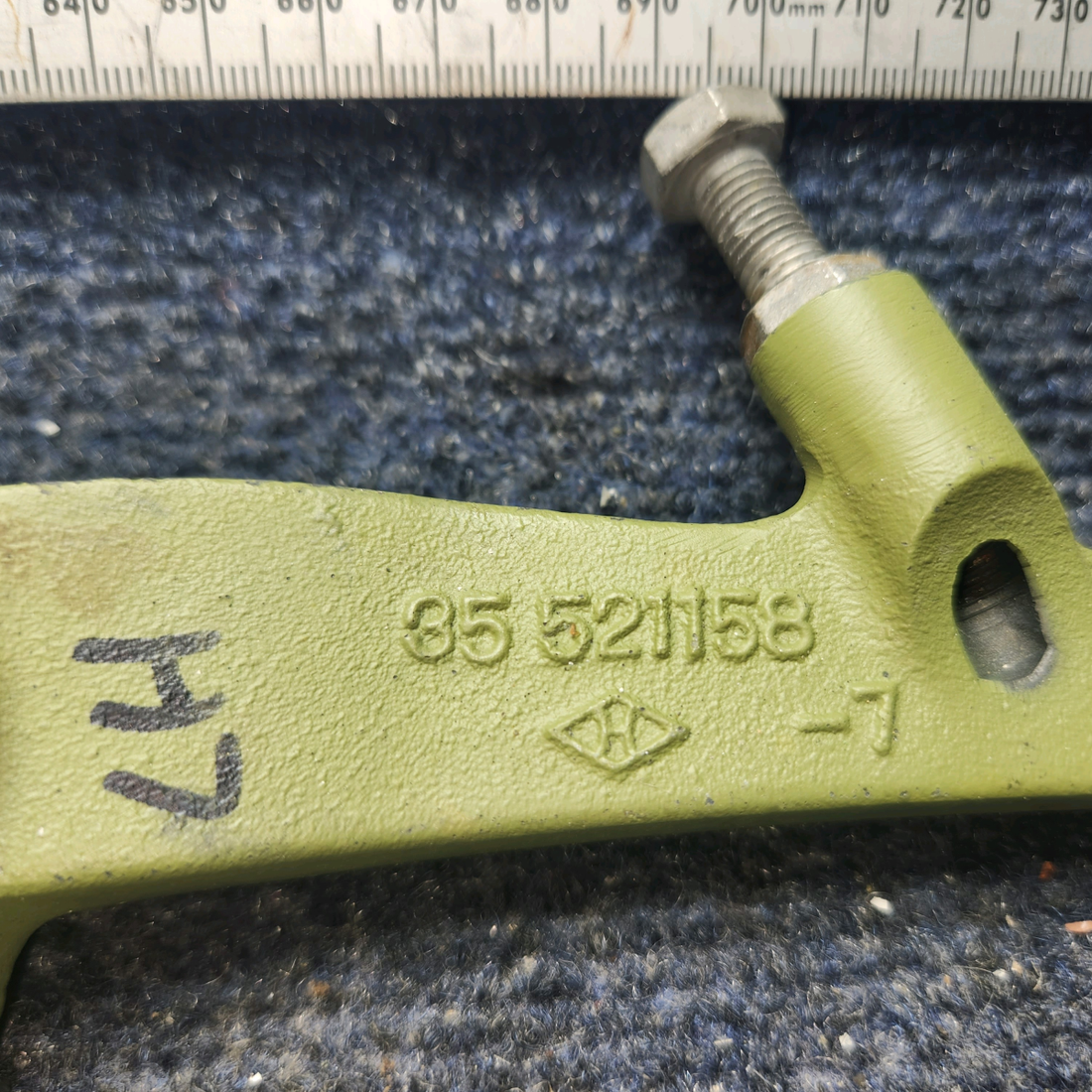 Used aircraft parts for sale, N7453N BEECHCRAFT 95-55B Aileron Bellcrank Assy - LH