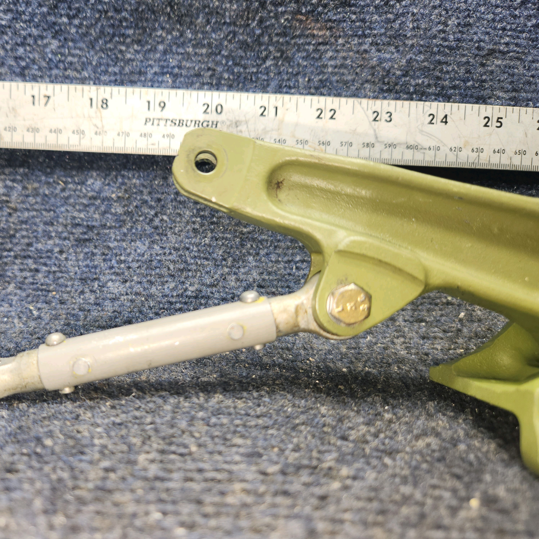 Used aircraft parts for sale, 96-524010-1 BEECHCRAFT 95-55B Bellcrank Rudder Pedal Assembly with Link and Base