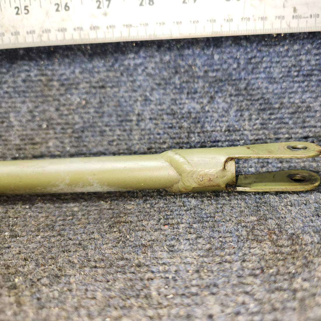 Used aircraft parts for sale, 0510161-12 Cessna 172E Elevator Tube To Bellcrank Forward
