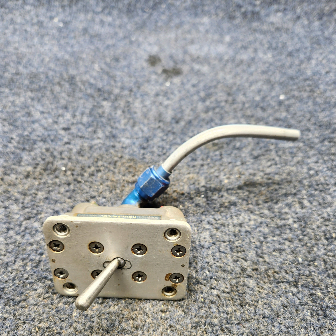 Used aircraft parts for sale, K-4566 BEECHCRAFT F35 KOHLER STATIC PRESSURE SELECTOR VALVE
