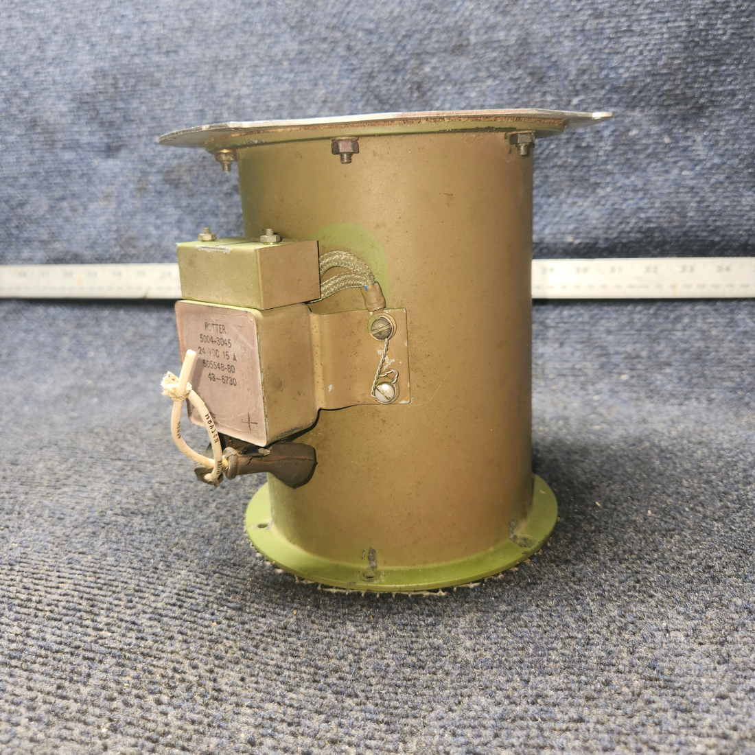 Used aircraft parts for sale, 500702-5081 Joy Manufacturing BEECHCRAFT 95-55B Axivane Heater Fan Motor 28 V