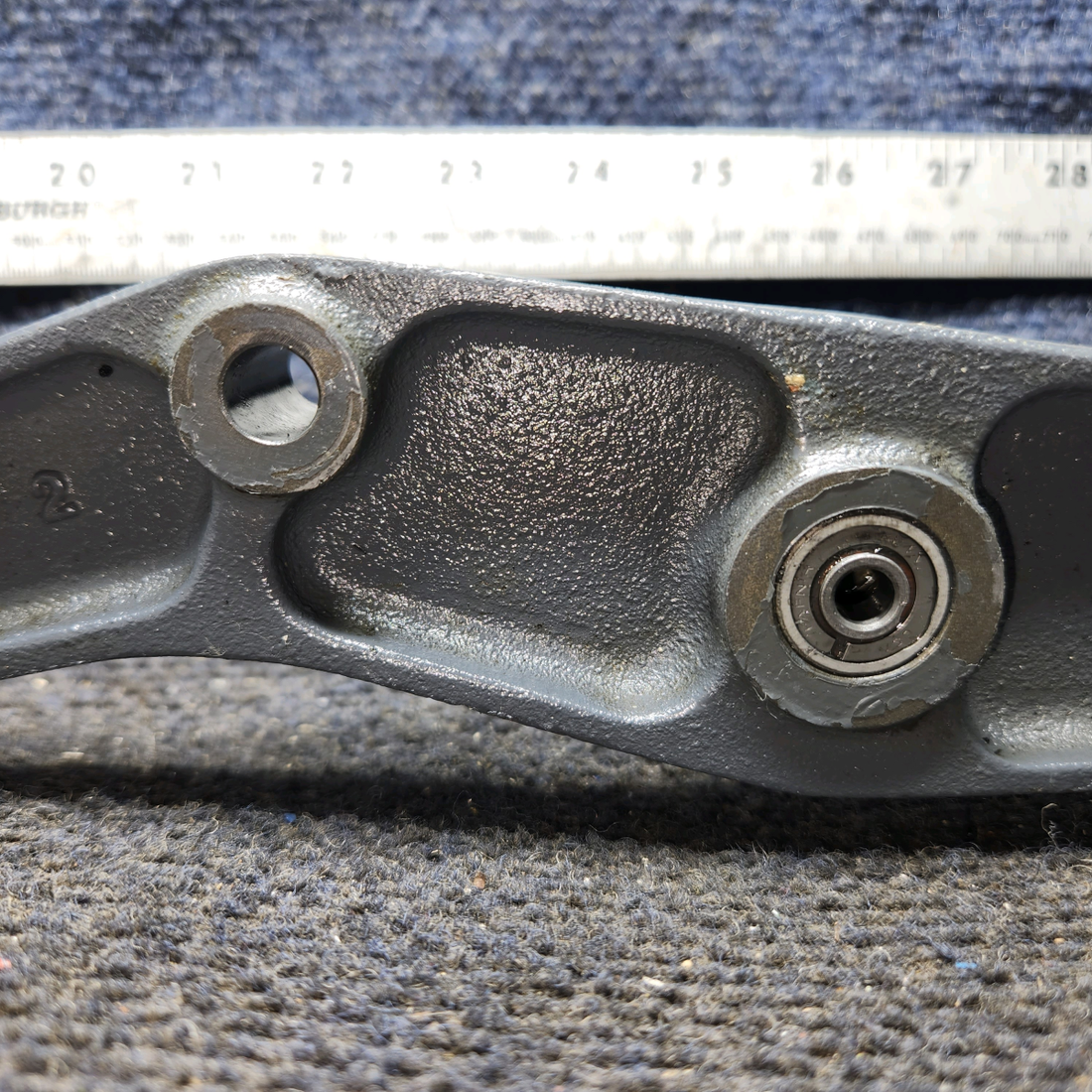 Used aircraft parts for sale, 33-524017-3 Beechcraft 35-33 Bellcrank Elevator Aft