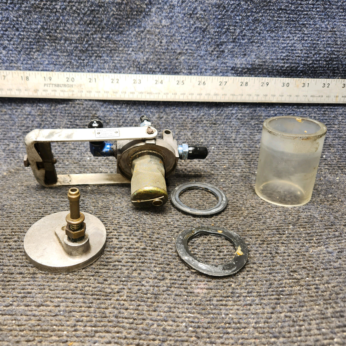 Used aircraft parts for sale, G199-25 Garwin Cessna 172 Fuel Strainer Assembly