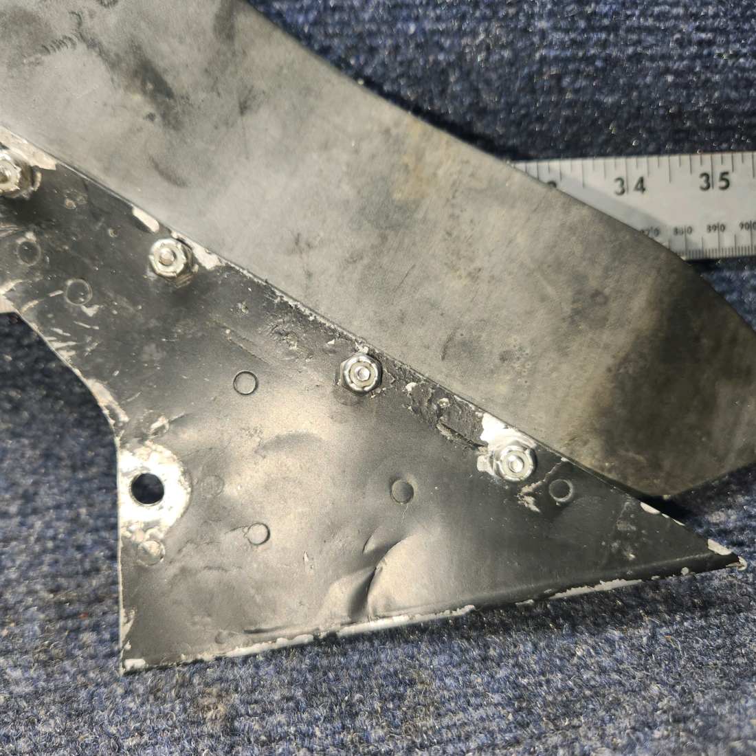 Used aircraft parts for sale, 63612-11 Piper PA28-140 Baffle Right Side Front