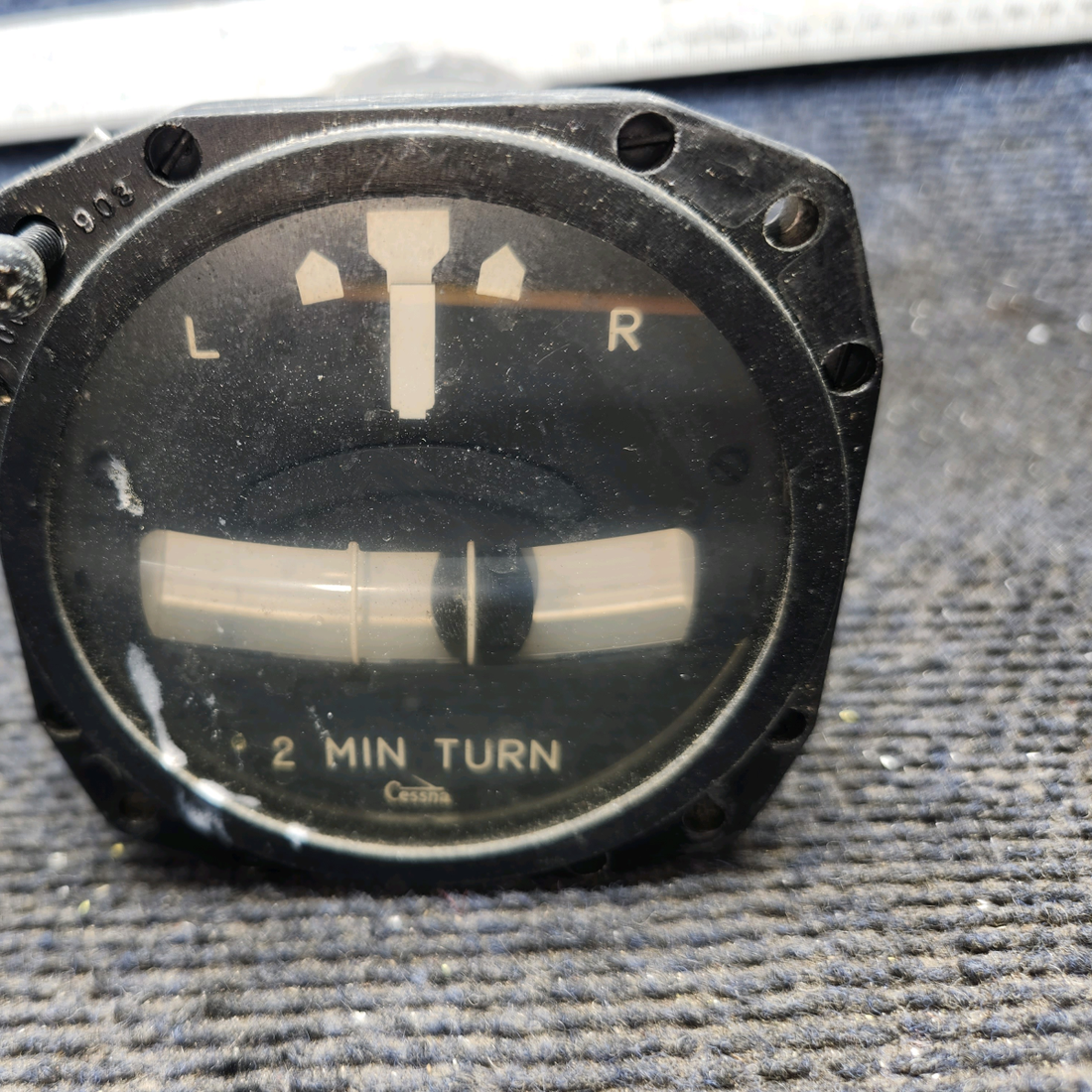 Used aircraft parts for sale, S1413N1 cessna 150G Turn and Slip Indicator – 12V