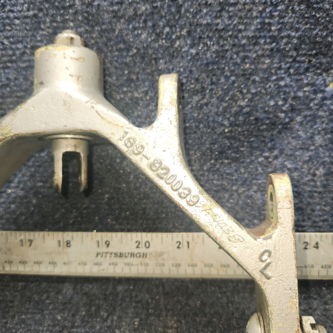 Used aircraft parts for sale, 169-820039-1 Beechcraft A24R Yoke Nose Gear Steering