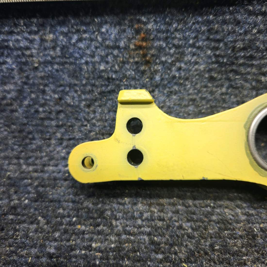 Used aircraft parts for sale, 35-524367-2r Beechcraft F33A RUDDER PEDAL LOWER ARM CO-PILOT