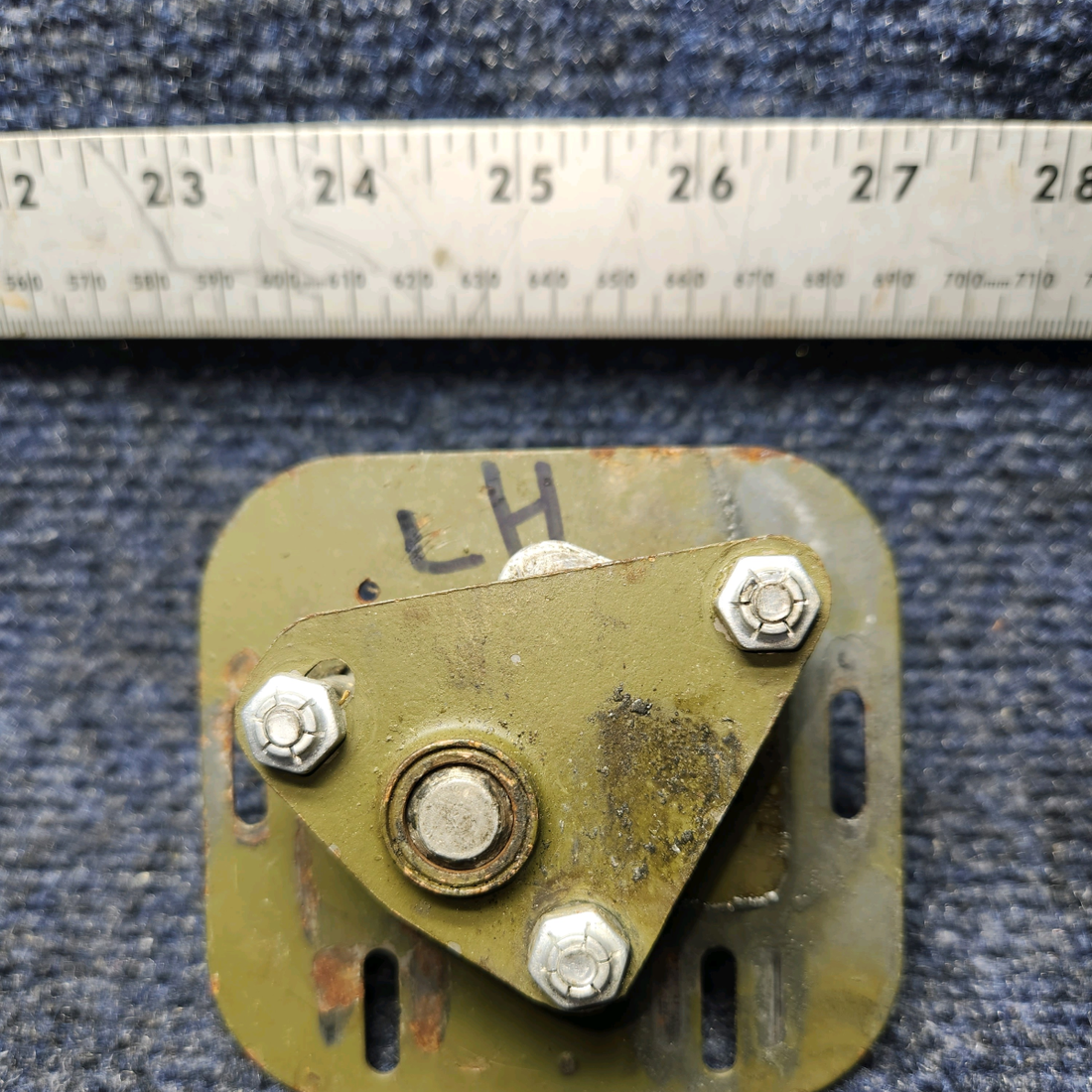Used aircraft parts for sale, 1217046-11 Cessna 172RG Cabin Door Base Plate Assy
