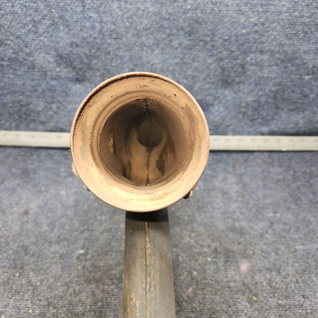 Used aircraft parts for sale, 35-950116 Beechcraft F33A EXHAUST STACK ASSEMBLY RH W/ PROBE HOLES