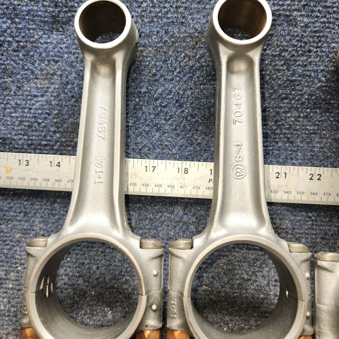 Used aircraft parts for sale, 78030 Lycoming O-320 Piper PA28-140 Connecting Rod (Red Tag)Set of 4