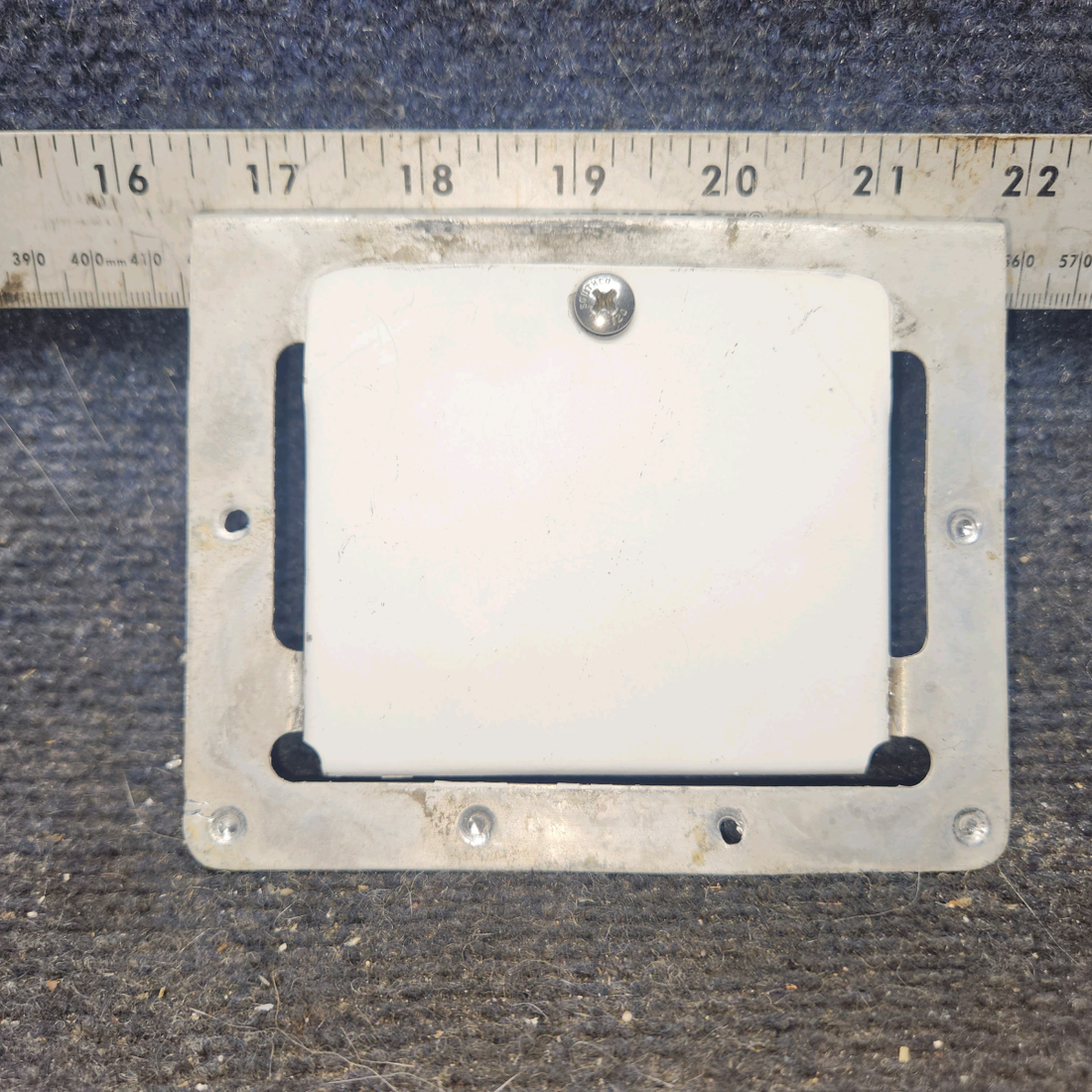 Used aircraft parts for sale, 0552161-2 cessna 172N External Power Plug Door Doubler