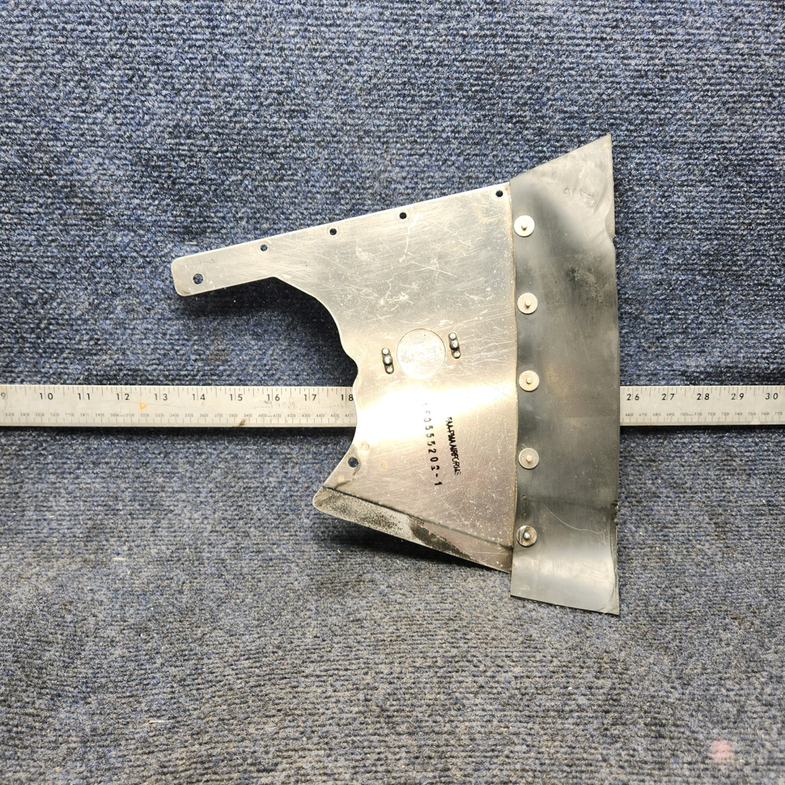 Used aircraft parts for sale, 0555202-1 CESSNA 172K BAFFLE ASSEMBLY #4 CYLINDER