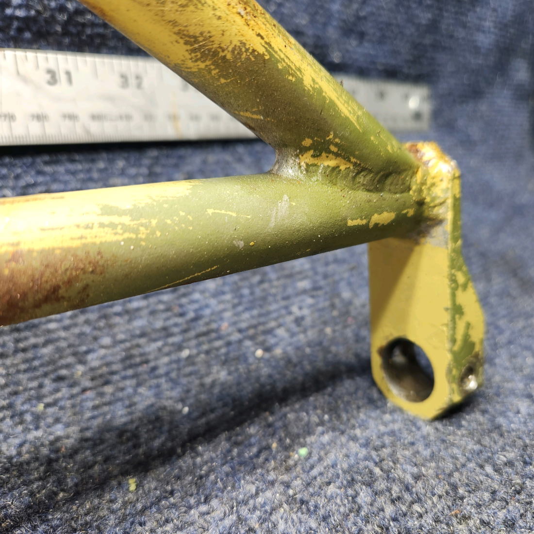 Used aircraft parts for sale, 169-810027-2 Beechcraft A24R Main Gear Retract Brace RH