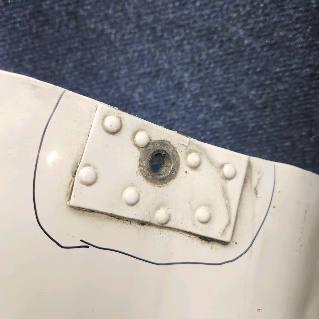 Used aircraft parts for sale, 35415-014 PIPER PA28-161 Warrior III COWLING NOSE LOWER- LH