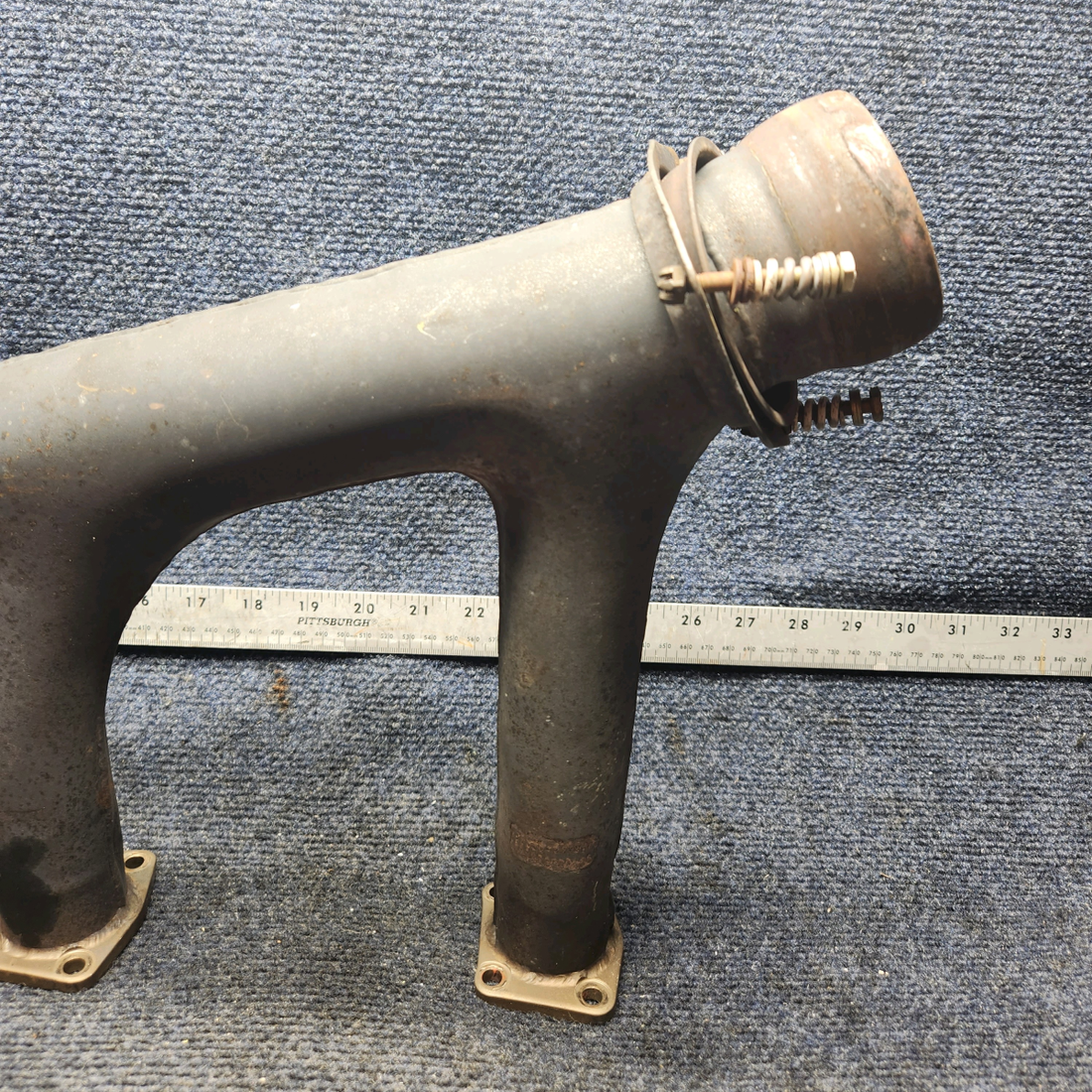 Used aircraft parts for sale, 35-95011 Beechcraft F33A EXHAUST STACK ASSEMBLY LH W/ PROBE HOLES