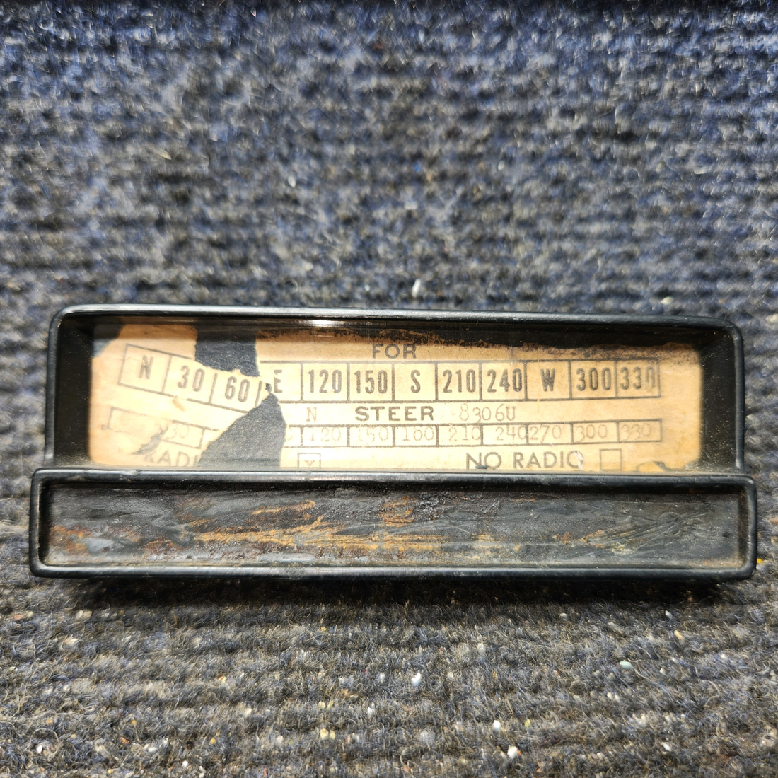 Used aircraft parts for sale, 0813569-2 Cessna 172F Compass Card Mount