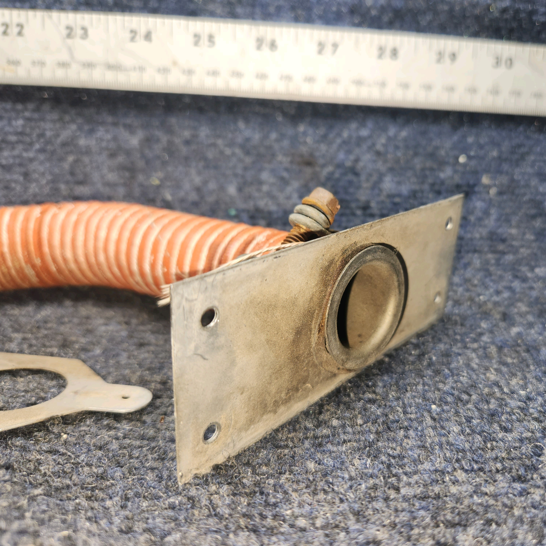 Used aircraft parts for sale, 69273-000 Piper PA28-140 Defroster Valve Housing