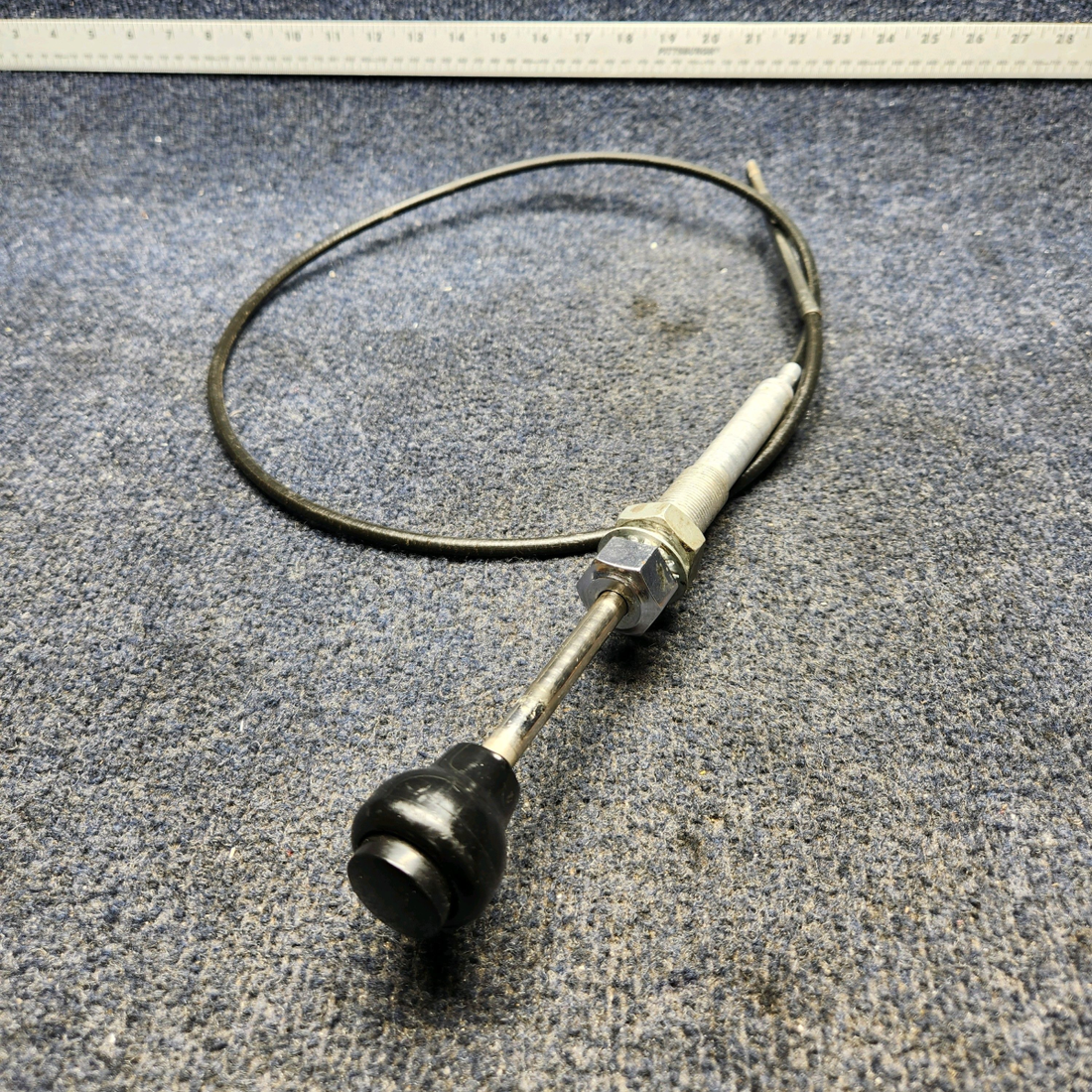 Used aircraft parts for sale, 35-944046-7 BEECHCRAFT F35 PROP CONTROL CABLE- 52 7/8 INCH