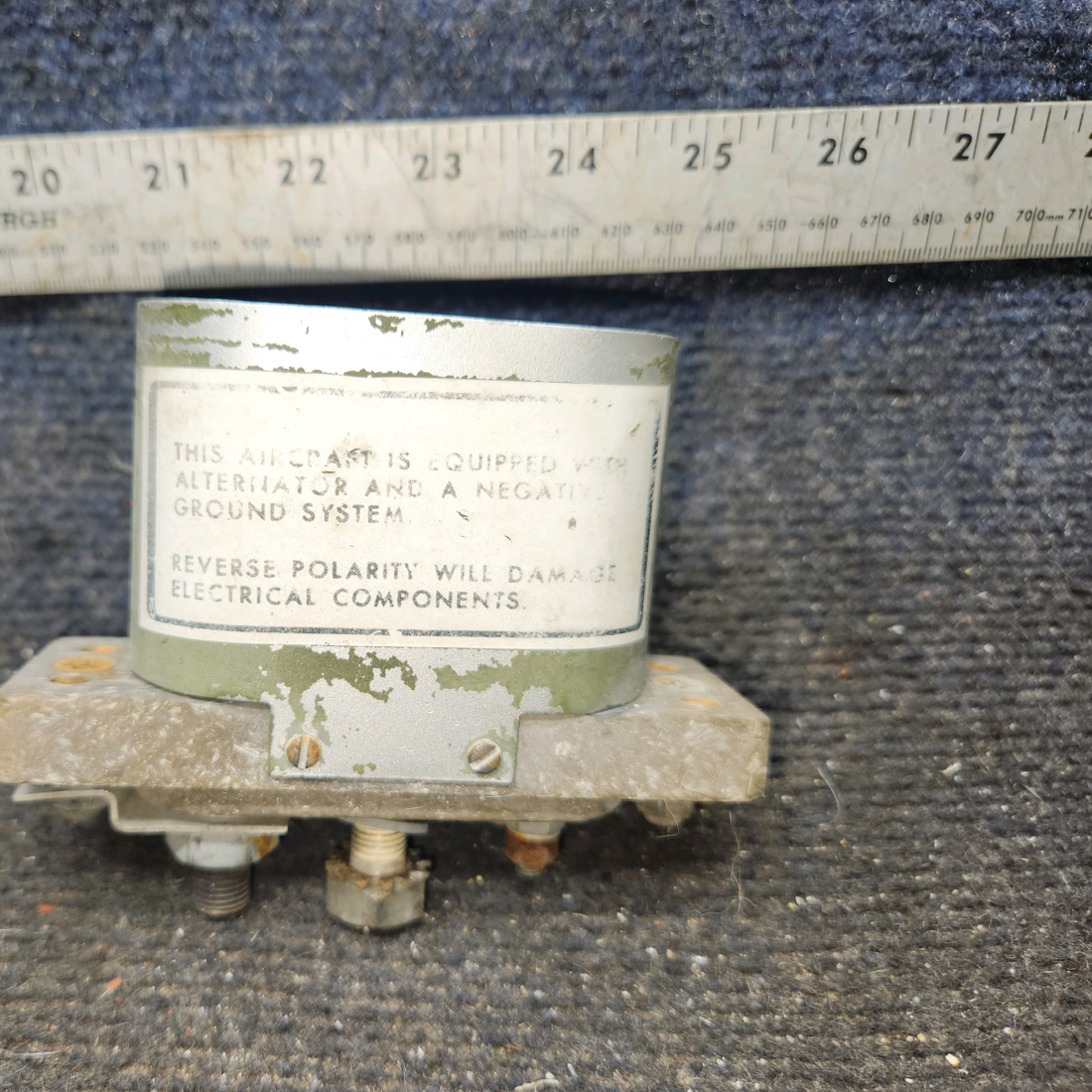 Used aircraft parts for sale, MS3506-1 cessna 172N External Power Receptacle – 12V