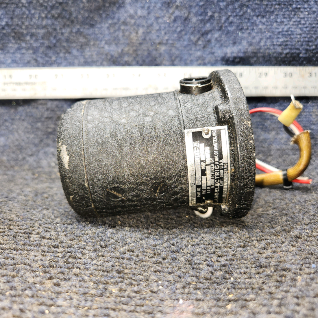 Used aircraft parts for sale, 35-380094-3 Lamb Electric BEECHCRAFT F35 Landing Gear Retract Motor (12v)