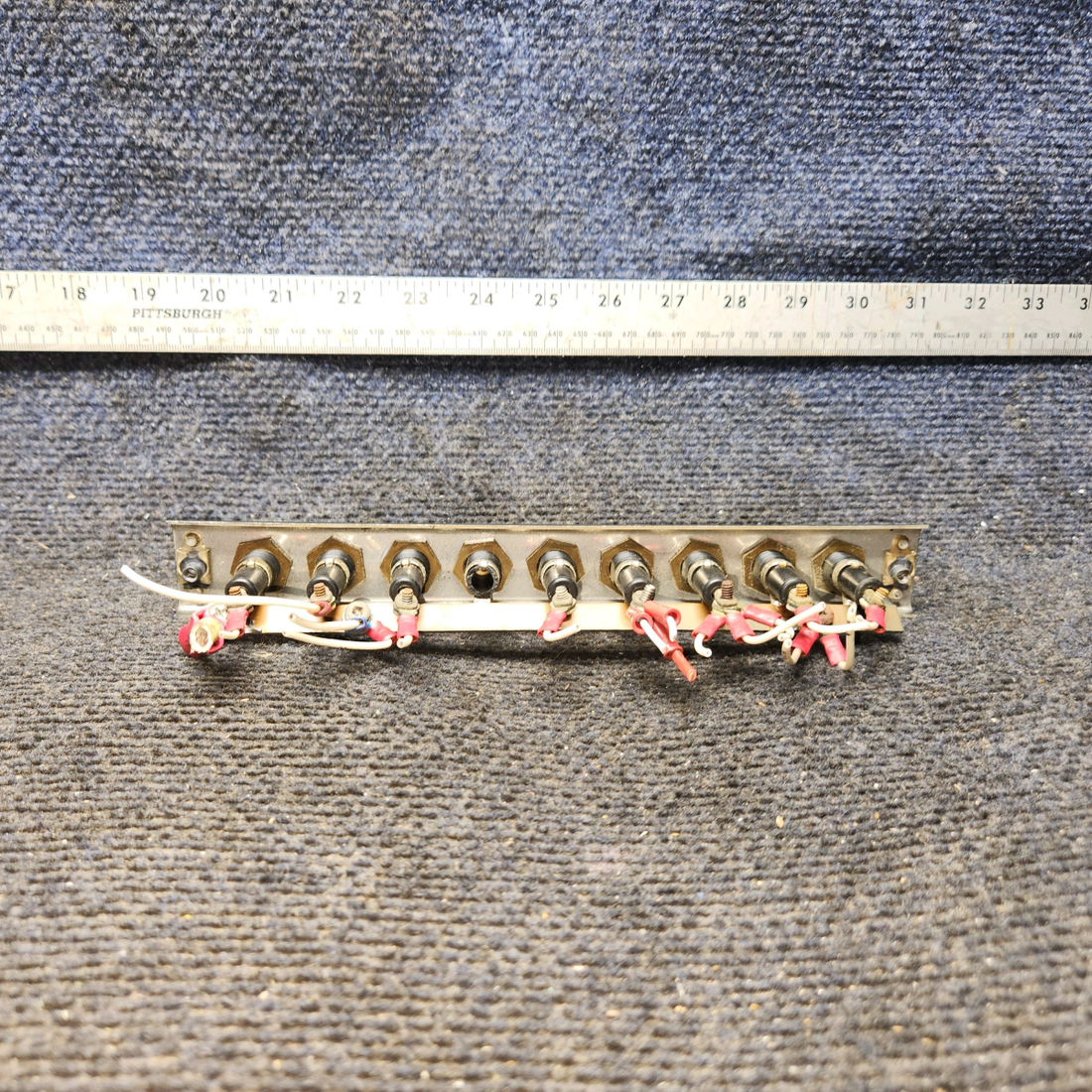 Used aircraft parts for sale, 63868-000 Piper PA-28-140 Fuse Holder Channel Assembly