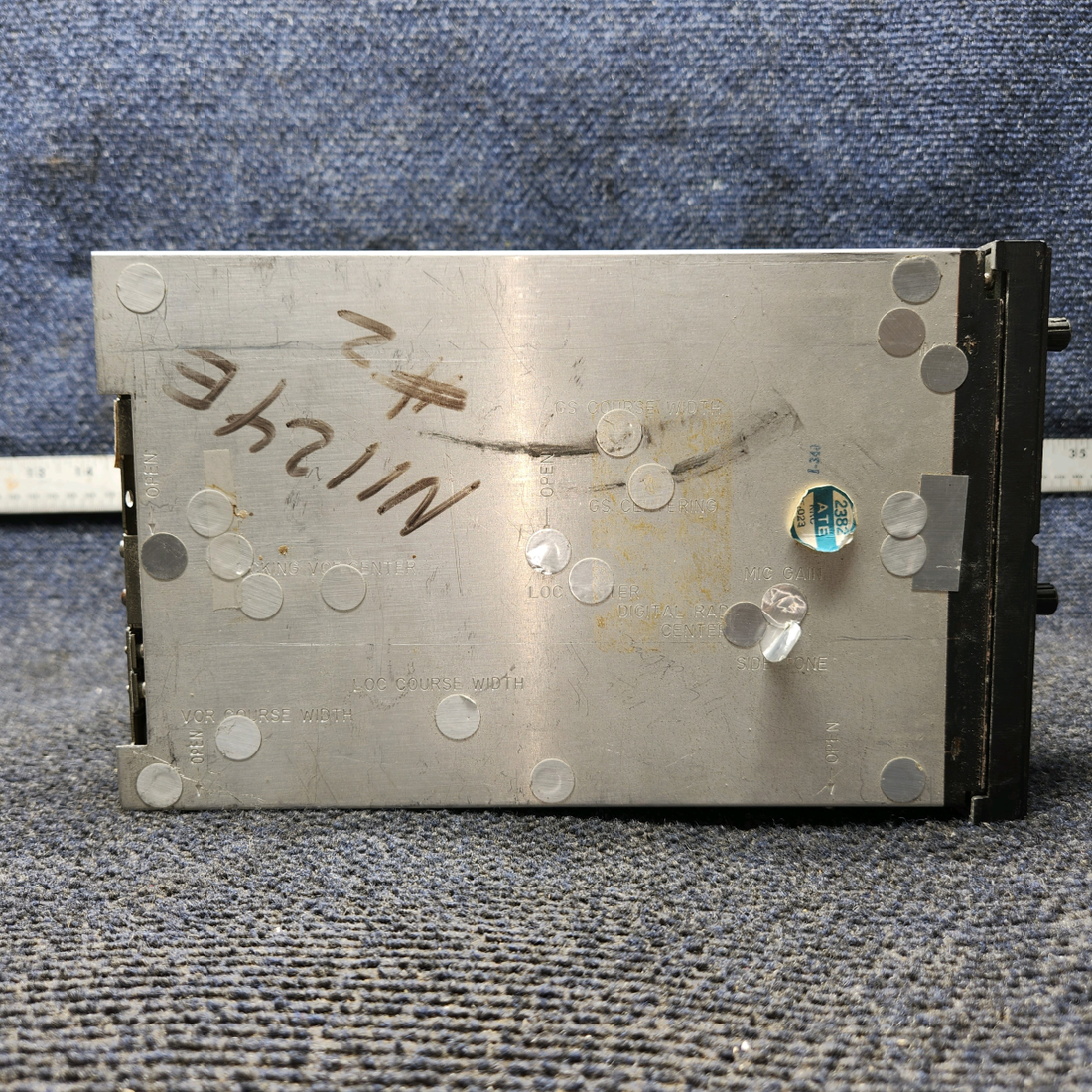 Used aircraft parts for sale, 069-1024-00 Bendix King KX 155 Beechcraft C23 SUNDOWNER NAV/COM with Glideslope – 14V, Rack & Connector
