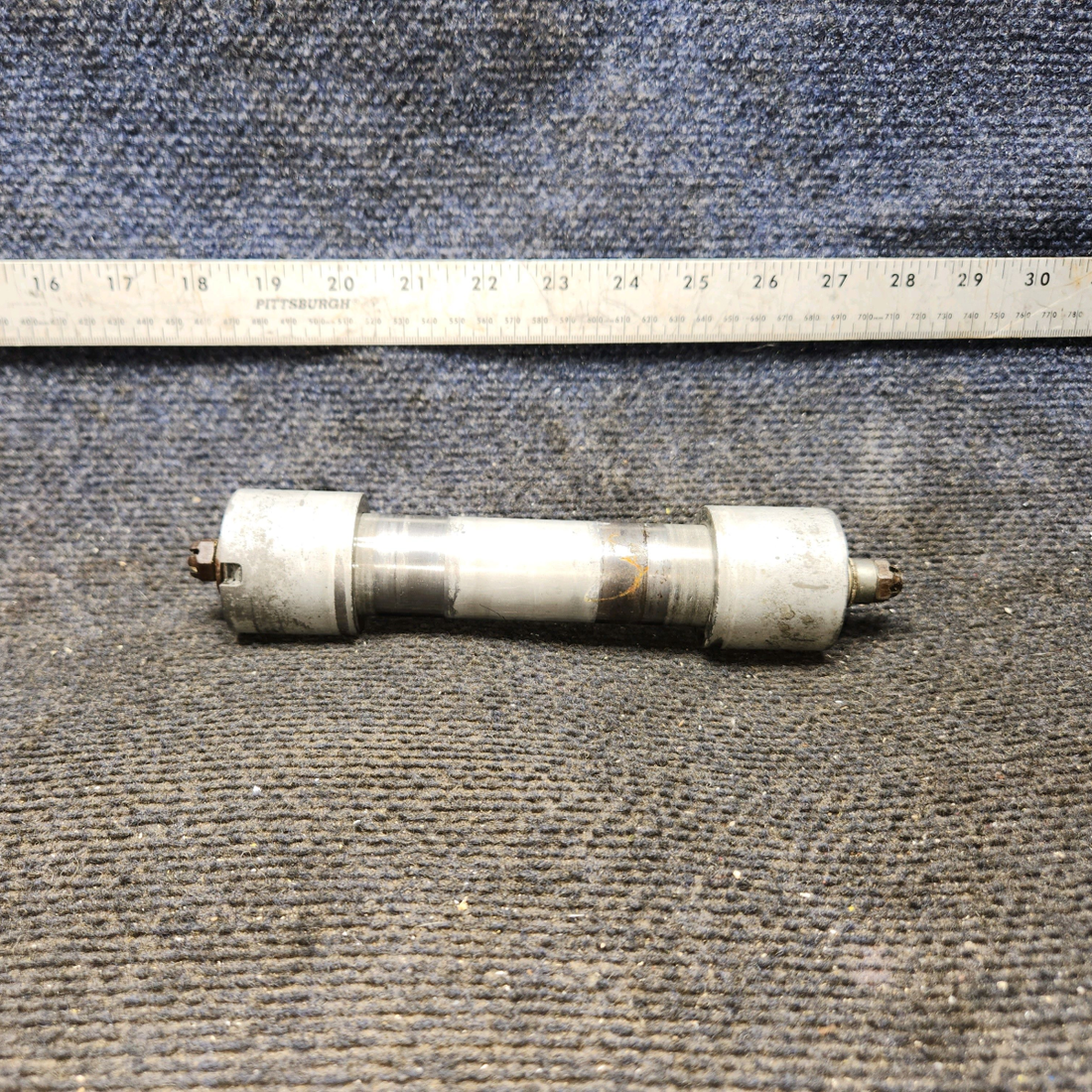 Used aircraft parts for sale, 0442142-1 cessna 150G Nose Gear Axle Tube with Ferrule Caps