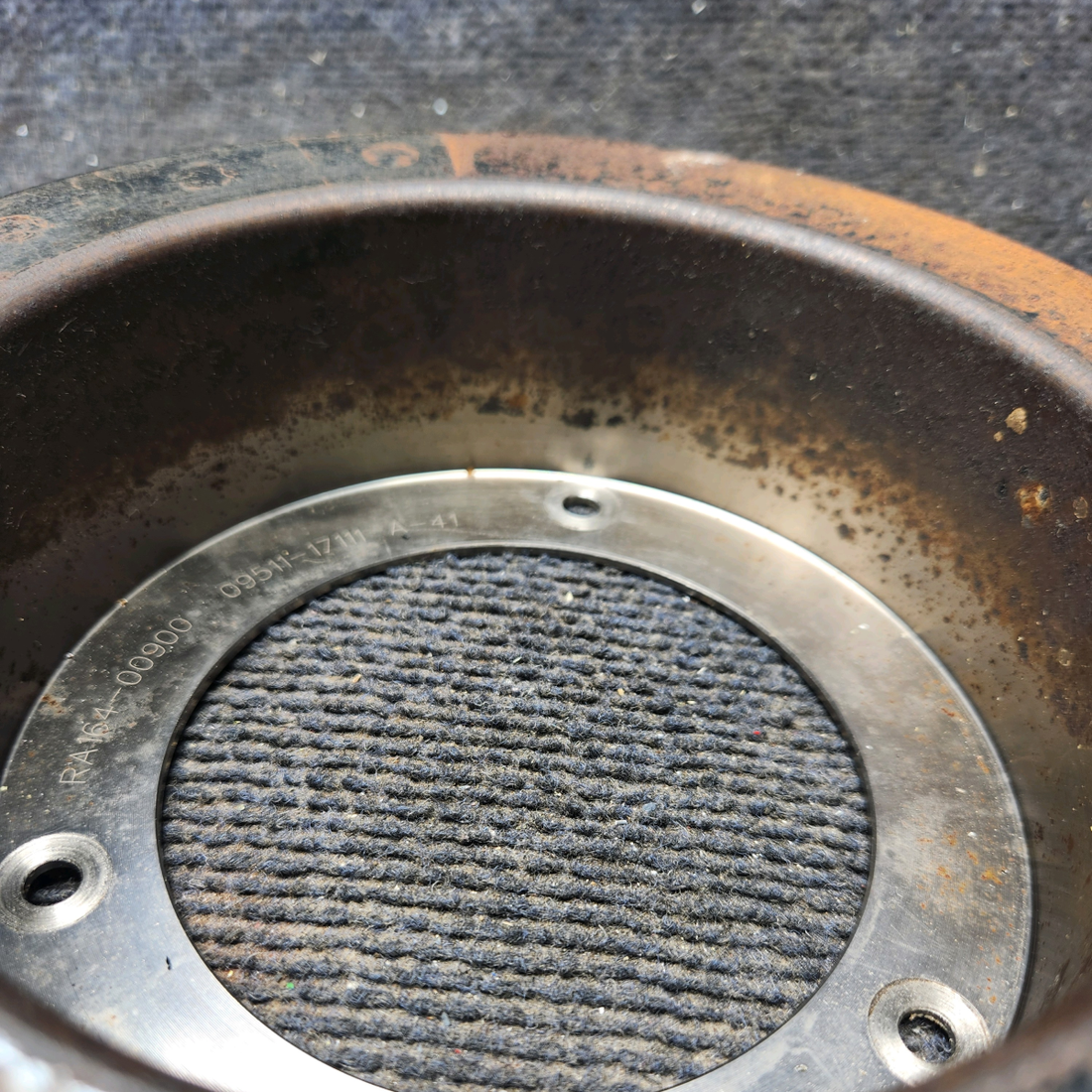 Used aircraft parts for sale, 164-1 Beechcraft 35-33 Brake Rotor Stainless (0.2480")