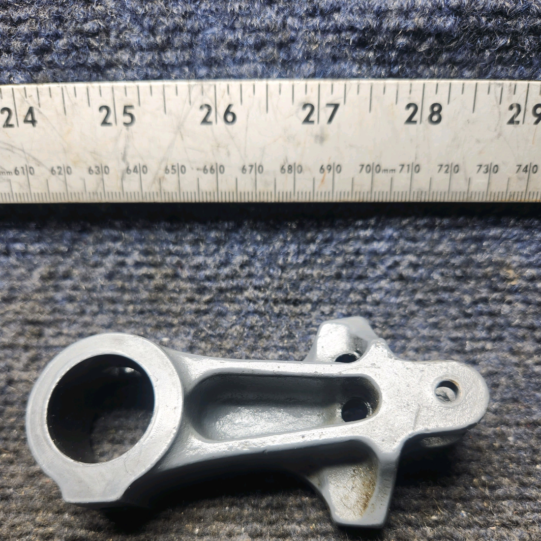 Used aircraft parts for sale, 35-524300 Beechcraft 35-33 Pilot Pedal Lower Arm Assembly