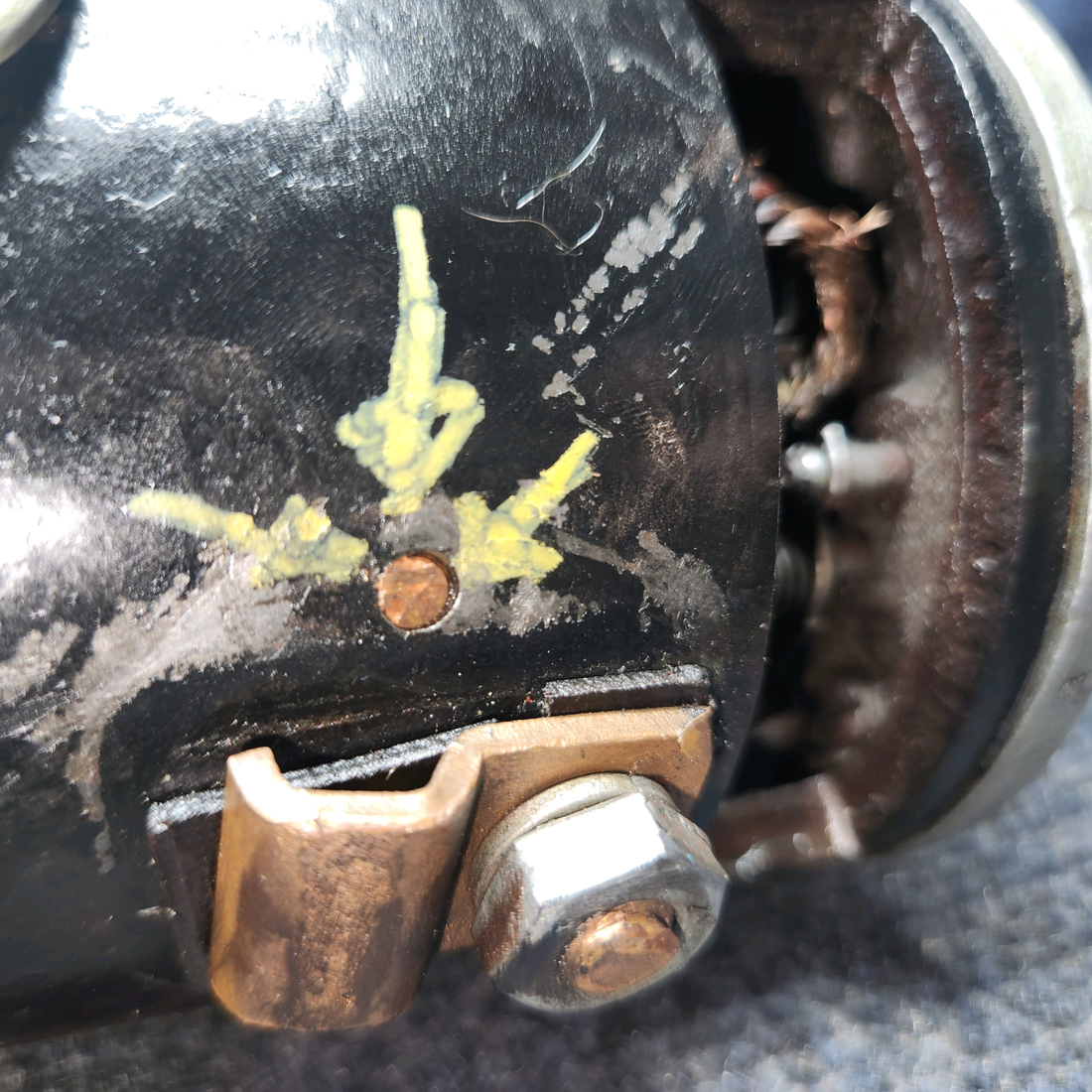 Used aircraft parts for sale, 1908539 Continental O-300-A Cessna 172 Continental Starter Motor – Includes Gears & Clutch