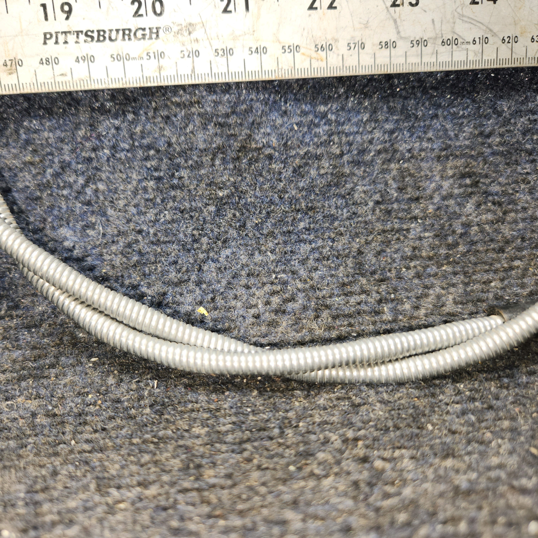 Used aircraft parts for sale, ACSA-700-12-1 Bottom-Lock Mixture Control Cable Assembly – 50"