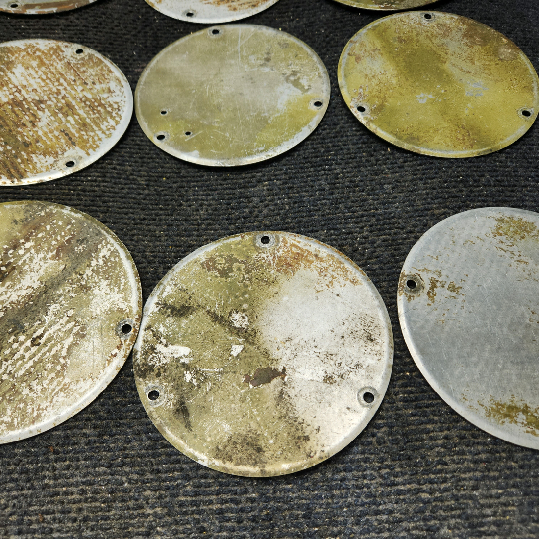 Used aircraft parts for sale, S225-1, S225-2 Cessna C175 Lot of Different Plate Covers