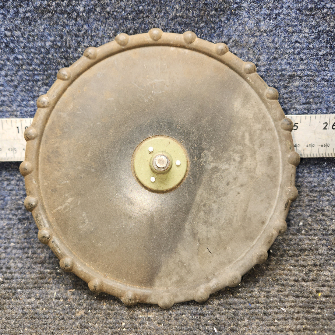 Used aircraft parts for sale, 0713656-1 Cessna 172F Elevator Trim Tab Control Wheel Assembly