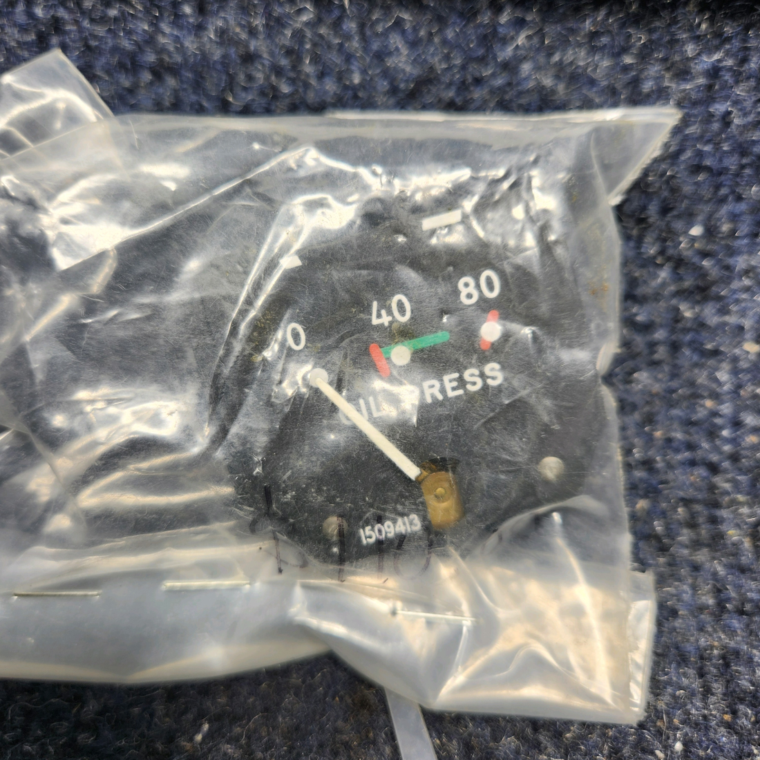 Used aircraft parts for sale, 1509413 BEECHCRAFT F35 OIL PRESS INDICATOR