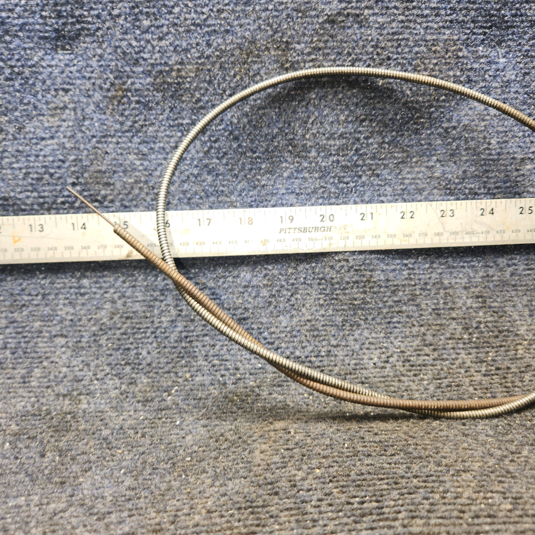 Used aircraft parts for sale, 169-380005-19 Beechcraft C23 SUNDOWNER Cabin Defrost Control Cable – 45"