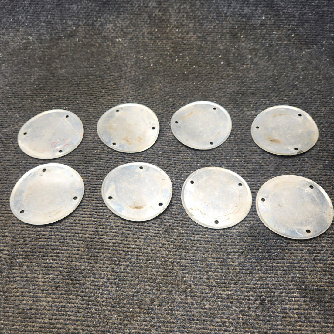 Used aircraft parts for sale, S225-3 Cessna 182G Flap Inspection Cover Plate - Set of 8