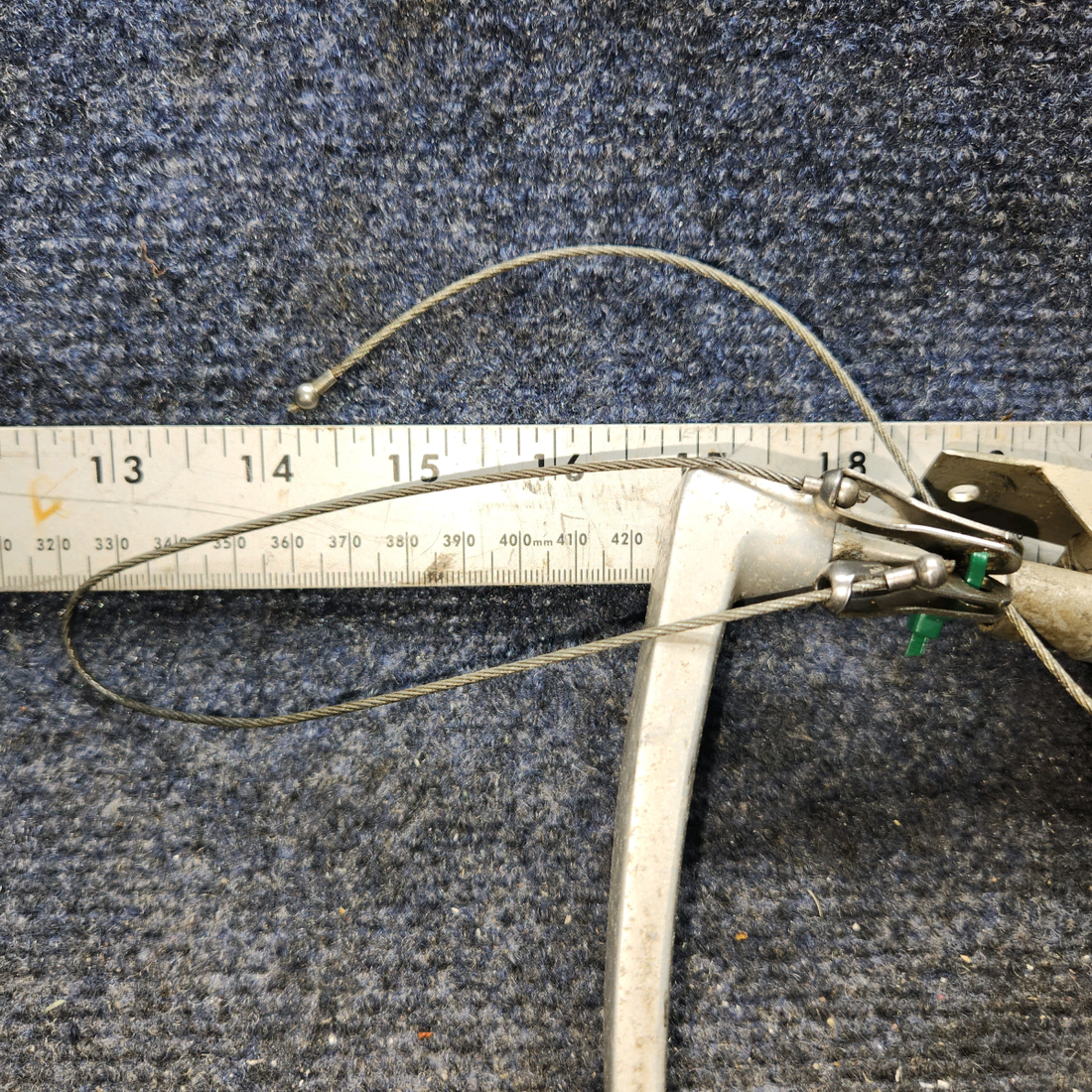 Used aircraft parts for sale, 0813150-55 Cessna 172F Parking Brake Handle Assy