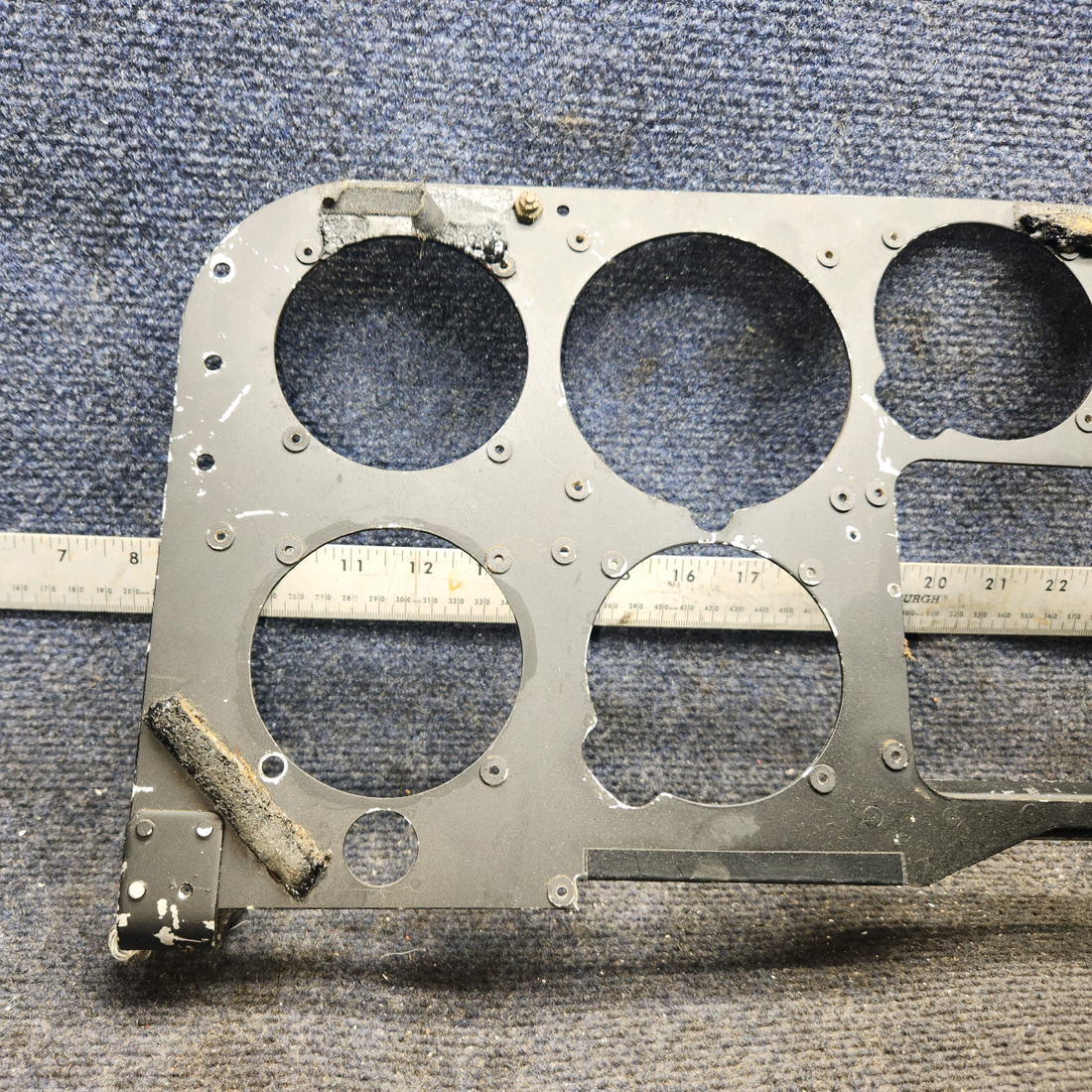Used aircraft parts for sale, 35-324166-8 Beechcraft 35-33 Instrument Panel Assembly