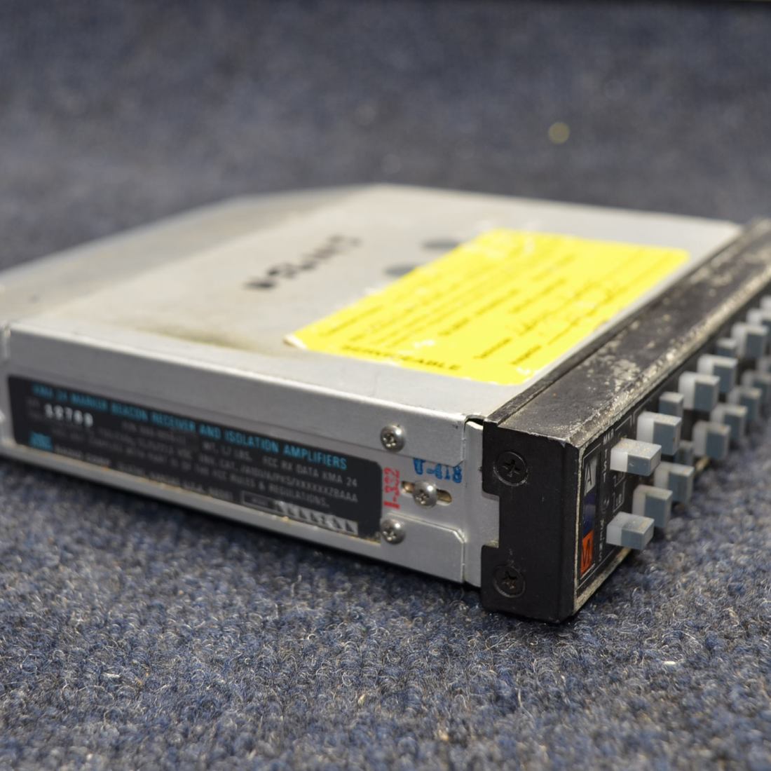 Used aircraft parts for sale, 066-1055-03 Cessna C175 KMA 24 BENDIX KING AUDIO PANEL NO RACK NO CONNECTOR