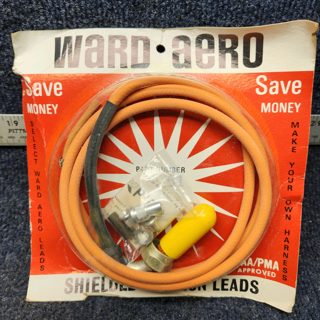 Used aircraft parts for sale, 100-51 BEECHCRAFT F35 WARD AERO IGNITION LEADS 100 SERIES 51