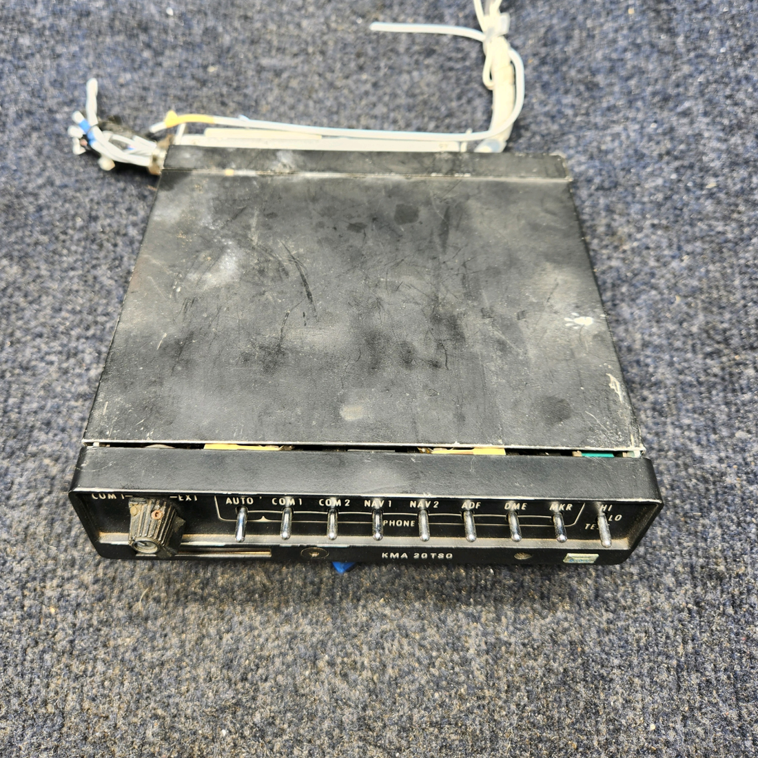 Used aircraft parts for sale, KMA 20 Bendix King  [part_model] PIPIR PA32RT-300 KING KMA20 AUDIO PANEL ASSY W/ TRAY/ CONNECTOR