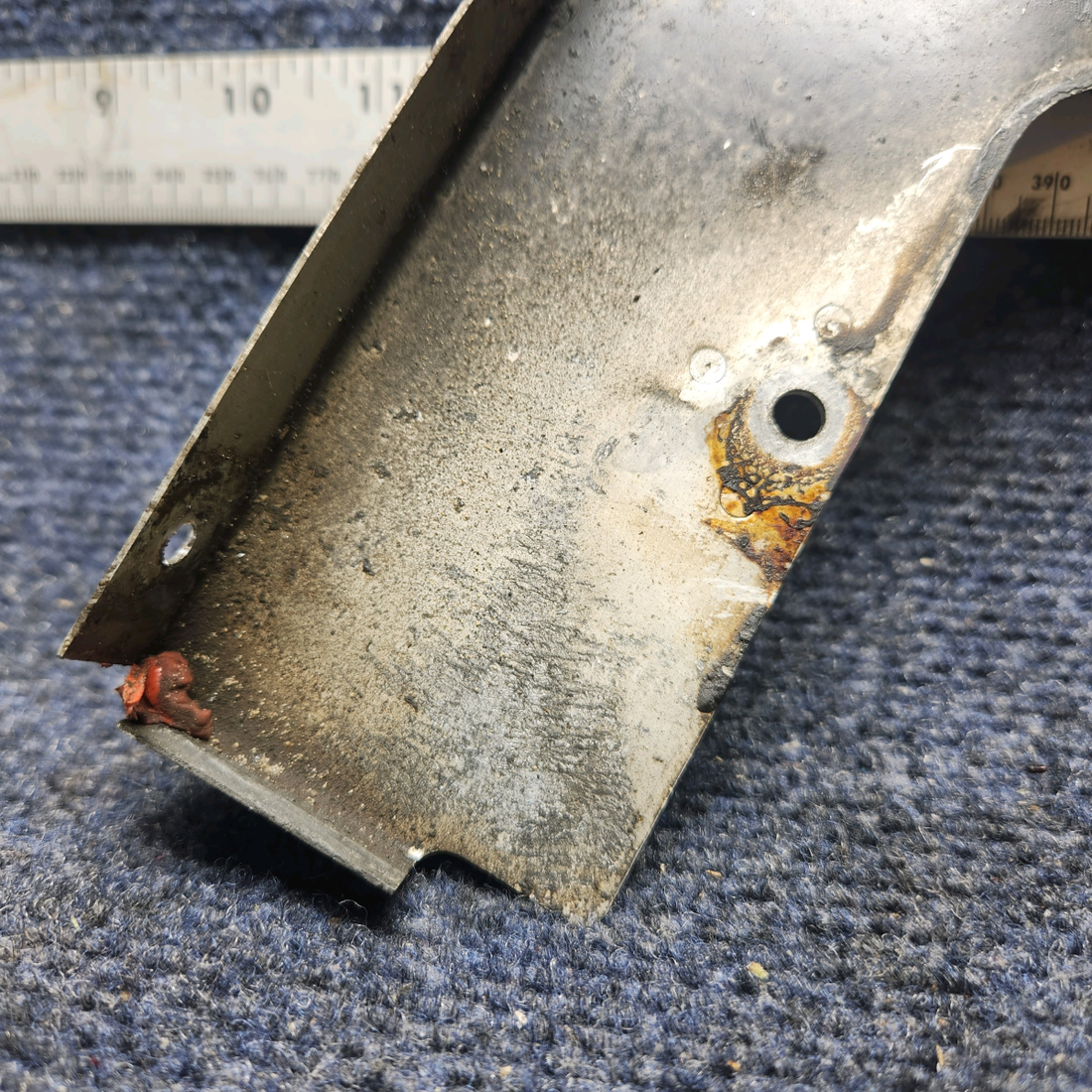 Used aircraft parts for sale, 63614-05 Lycoming O-320 Piper PA28-140 Baffle Assembly Left Side Rear