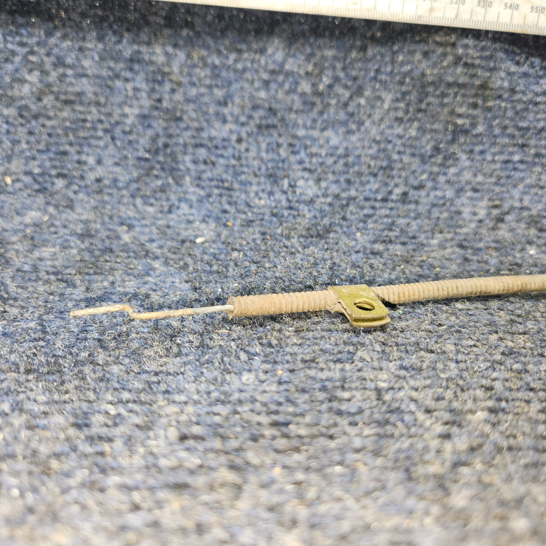 Used aircraft parts for sale, 554-144 Piper PA28-140 Defroster Cross Connect Cable (17”)