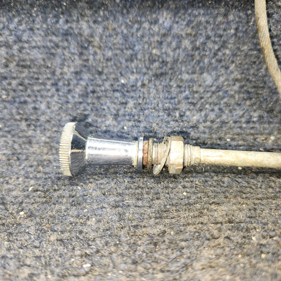 Used aircraft parts for sale, 63902-005 PIPER PA28-140 Cabin Heat Control Cable Assembly (Length: 37")