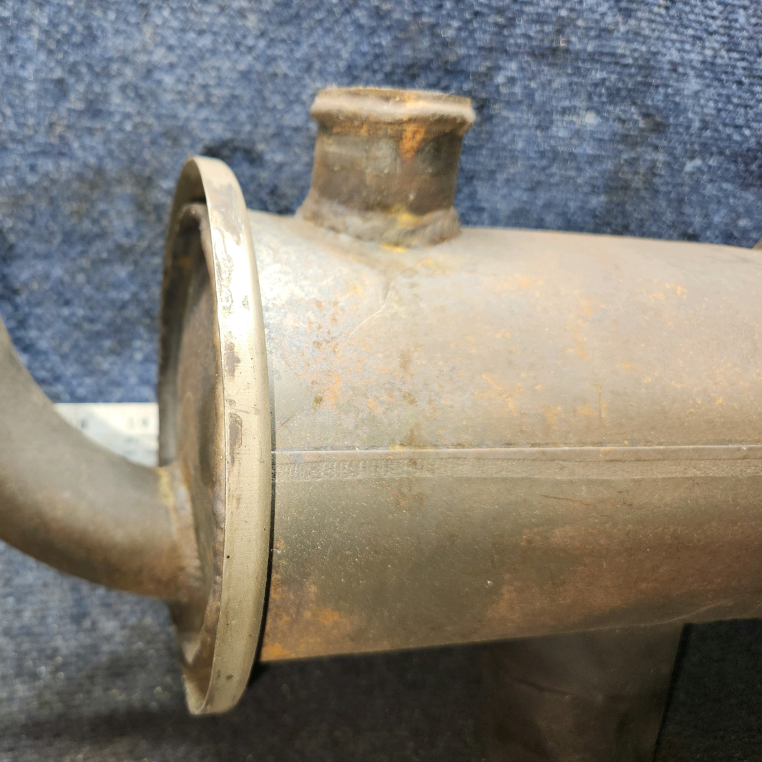 Used aircraft parts for sale, 0550176-43 Continental O-300 Cessna C175 Muffler Weld Assy - LH